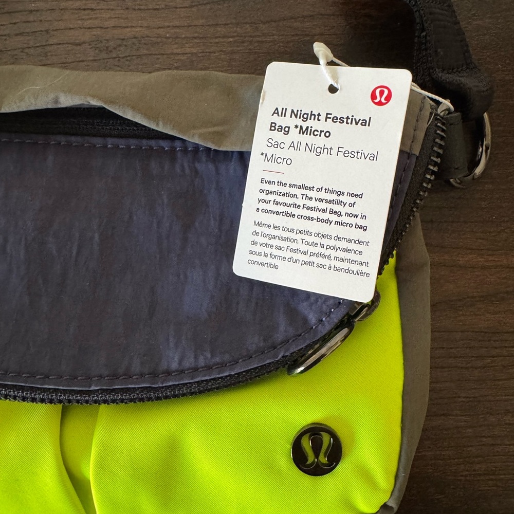 New Lululemon All Night Festival Bag Micro